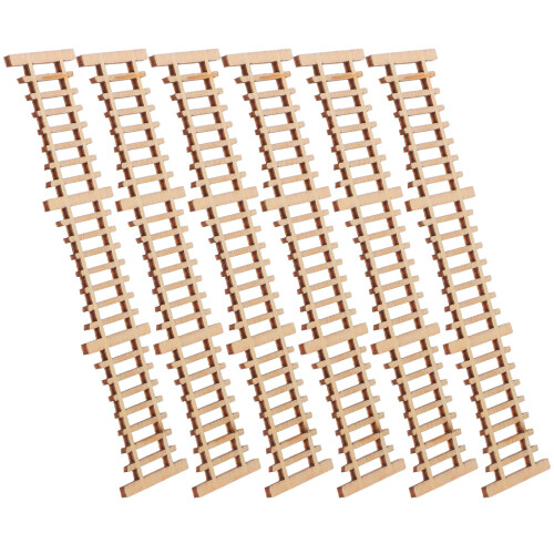 24Pièces Mini Clôture Décorative Bois Pour De 1