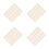 24Pièces Mini Clôture Décorative Bois Pour De 7