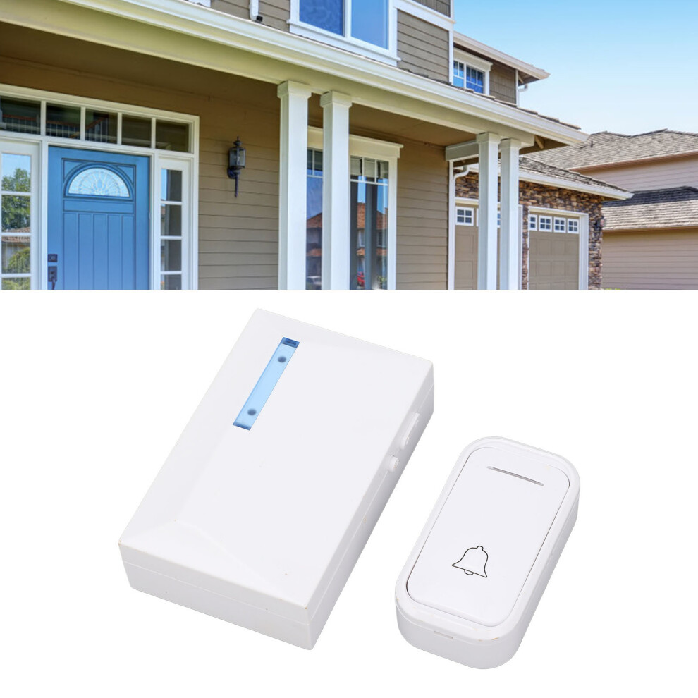 Wireless Doorbell Sensor 262Ft Range 38 Ringtones With Mute Mode 4011384908154