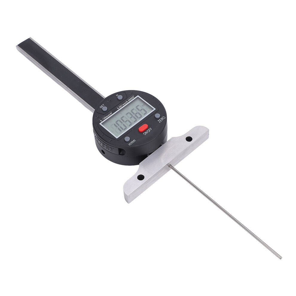 Precision Depth Gauge 100mm 4in LCD