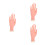 3Pièces Main Pliable Entraînement Ongles Multi Couleur Réaliste 11