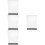 4Stk Transparent Weiß Acryl Tischaufsteller Doppelseitig Menü 8