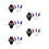 5Ensembles Dispositifs Alignement Golf Multicolores Portable 4