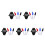 5Ensembles Dispositifs Alignement Golf Multicolores Portable 6