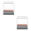 2Pièces Support Clair Multi Usage Pour Voitures Miniatures 7