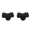 2Pcs Professional Memory Foam Lash Pillows Black U-Shaped Neck Pillow 5