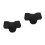 2Pcs Professional Memory Foam Lash Pillows Black U-Shaped Neck Pillow 7