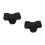 2Pcs Professional Memory Foam Lash Pillows Black U-Shaped Neck Pillow 9