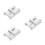 3Pièces Boucles Ceinture Métal Argent Accessoires Épée Cosplay 4