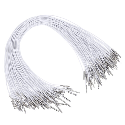 600Pcs Durable White Elastic Barbed Thread for DIY Masks Hats 1