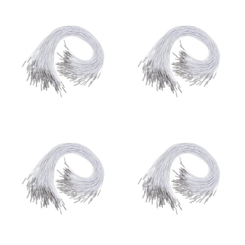 600Pcs Durable White Elastic Barbed Thread for DIY Masks Hats 2