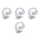 600Pcs Durable White Elastic Barbed Thread for DIY Masks Hats 5