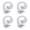 600Pcs Durable White Elastic Barbed Thread for DIY Masks Hats 6
