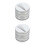 2Ensembles Boîte Argentée Hermétique Pour Biscuits Bonbons 7