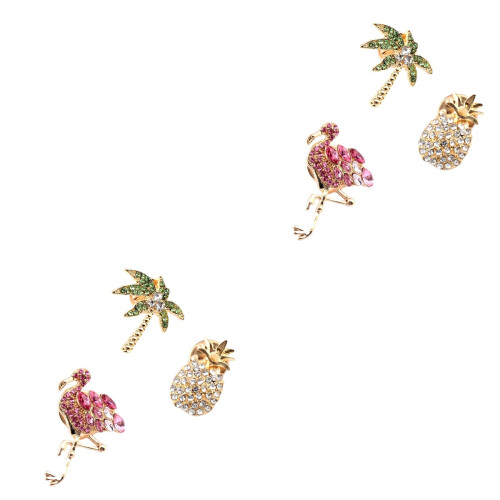 6Pièces Broches Mode Épingles Créatives Pour Fête 2