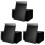75Pcs Black Shockproof Bubble Storage Bags for Shipping Use 2