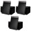 75Pcs Black Shockproof Bubble Storage Bags for Shipping Use 3