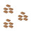15Pcs Kraft Paper Snack Light Brown 6
