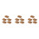 15Pcs Kraft Paper Snack Light Brown 7