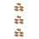 15Pcs Kraft Paper Snack Light Brown 10