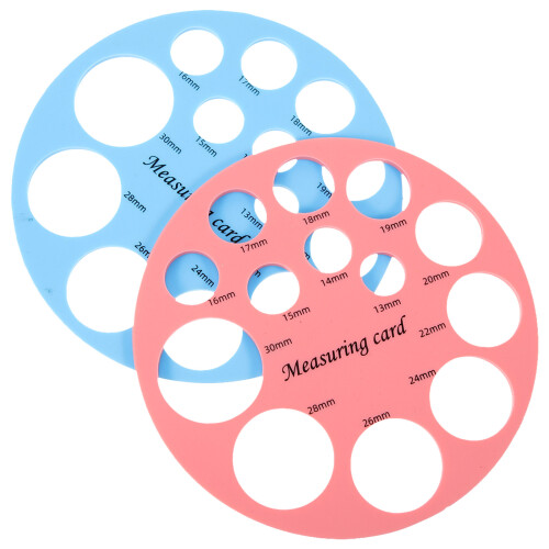8Pcs Accurate Nipple Measurement Tool Silicone Ruler for Flange Sizing 2
