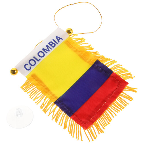 3Pcs Car Interior Decorations Plastic Hanging Ornaments with Tassels 1