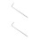 2Pièces Bâtons De Mise À Argentés Protection Antenne Clôture 9