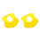 2Pcs Infant Bathing Caps Adjustable Yellow Protection Shampoo Hat 10