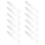 100Pcs Men's Tie Storage Clear Plastic Bags Compact Necktie Covers 3