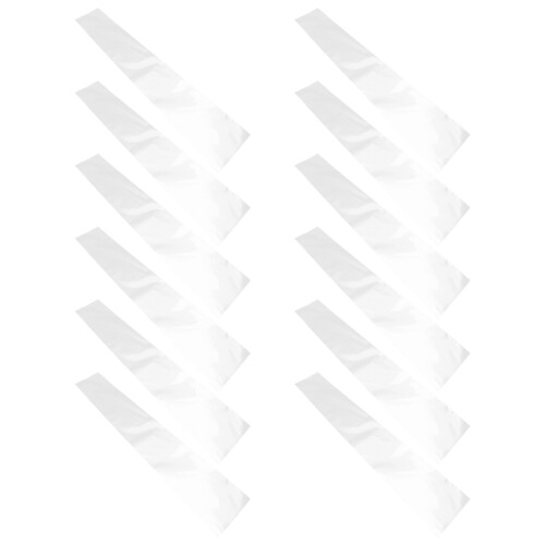 100Pcs Men's Tie Storage Clear Plastic Bags Compact Necktie Covers 2