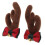 2Pairs Multi Material Removable Snowboard Deer Horn Decoration 3