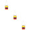 3Pcs Car Interior Decorations Plastic Hanging Ornaments with Tassels 11