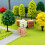 32Pcs Mini Wooden Haystack Decor Light Brown Rustic Farmhouse Ornament 6
