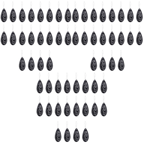 60Pcs Black Metal Needle Threader Wire with Flexible Loop for Sewing 2