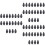 60Pcs Black Metal Needle Threader Wire with Flexible Loop for Sewing 6