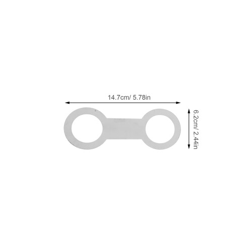24Pièces Outils De Nivellement Pour Anches Saxophone Argent 8 Tailles 1