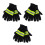 3Paires Résistants Chaleur Secours Multicolores 8