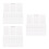 3Pcs White A7 Binder Refill Paper Daily Weekly Monthly Planner Inserts 8