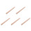 5Pcs Wood Poster Tubes Cylindrical Document Organizer with Cap 4