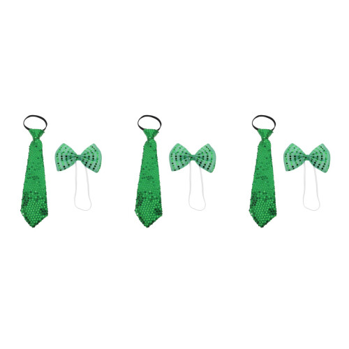 3Ensembles Nœuds Et Cravates Verts Pour Banquet 2