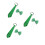 3Ensembles Nœuds Et Cravates Verts Pour Banquet 9