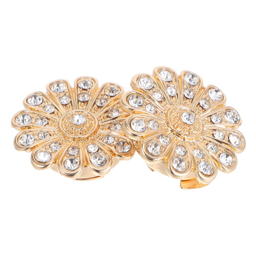 10Pièces Boutons Décoratifs Dorés En Luxe 1