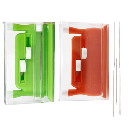 4Sets Quick Plastic Needle Threader for Hand and Machine Sewing Tasks 1