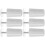 24Pcs White Plastic Shutter Fasteners Buffer Stopper for Roller Blinds 2