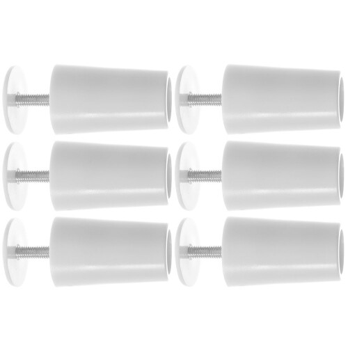 24Pcs White Plastic Shutter Fasteners Buffer Stopper for Roller Blinds 1