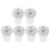 24Pcs White Plastic Shutter Fasteners Buffer Stopper for Roller Blinds 3