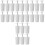 24Pcs White Plastic Shutter Fasteners Buffer Stopper for Roller Blinds 5