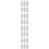 24Pcs White Plastic Shutter Fasteners Buffer Stopper for Roller Blinds 10