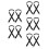 10St Nylon Elastische Paarden Dekensluiting Met Verstelbare Leg Straps 5