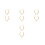 8Pcs Multi Alloy Handbag Chains Stylish Decorative Purse Accessories 4